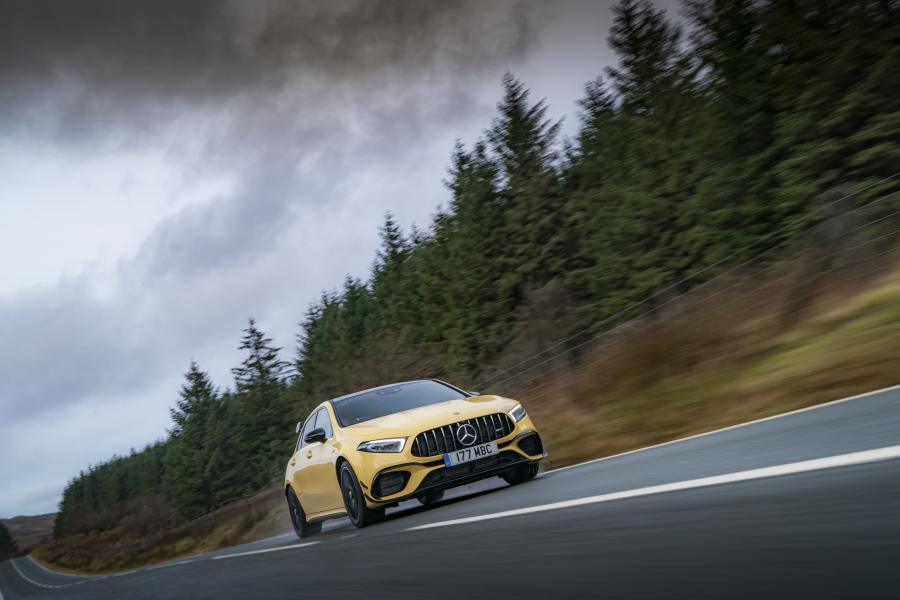  Mercedes-AMG A45 S 4Matic+ Aerodynamic Package (W177) 2019 года  (UK) (фото 45 из 68)